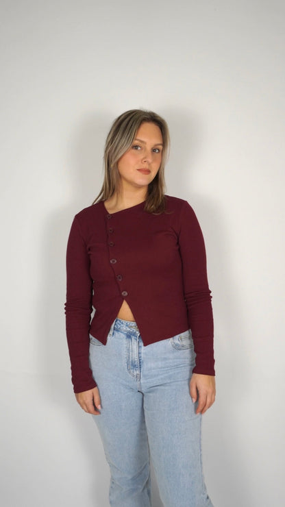 Ruby vest - Bordeaux