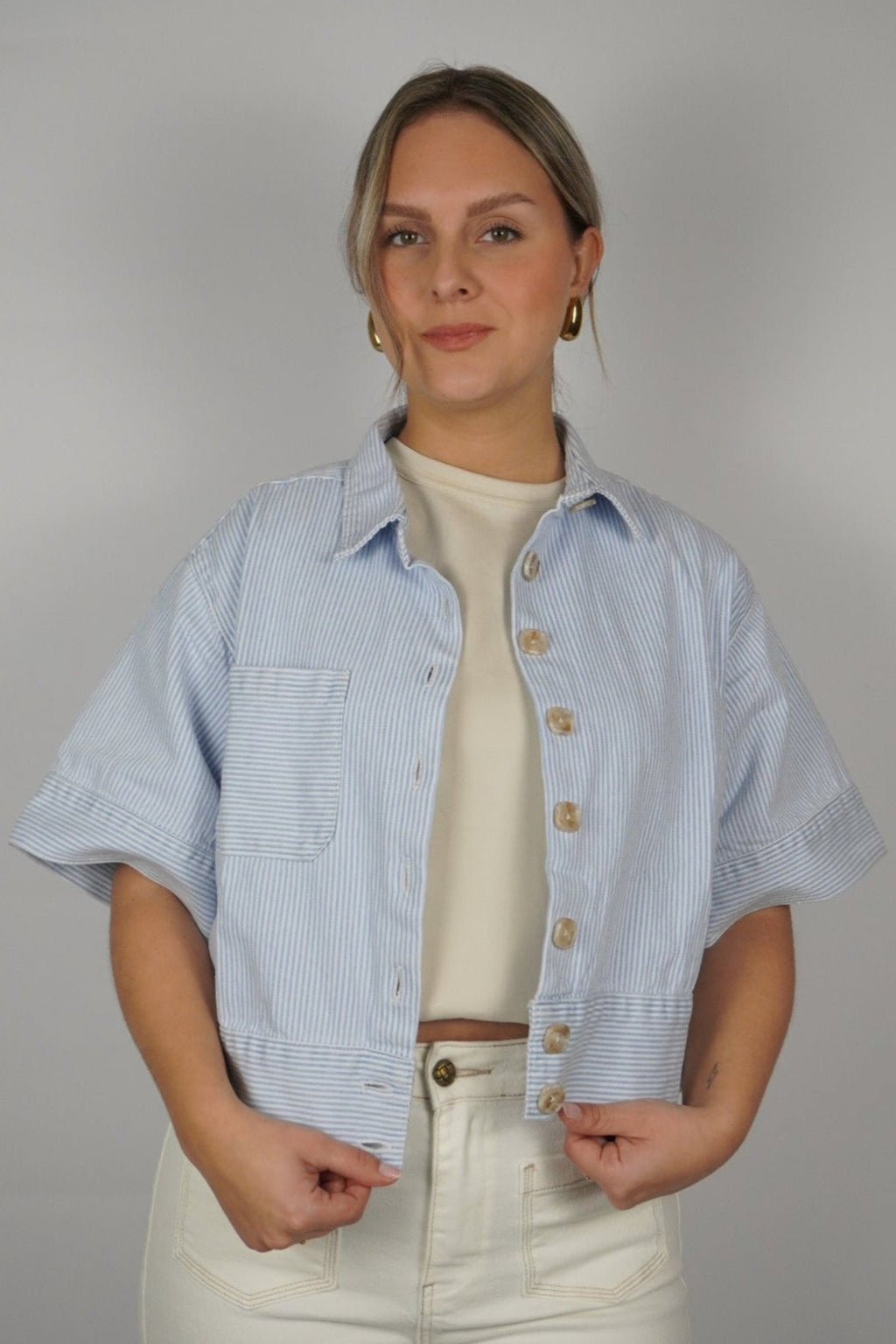 Oversized Ivar vest - Blue
