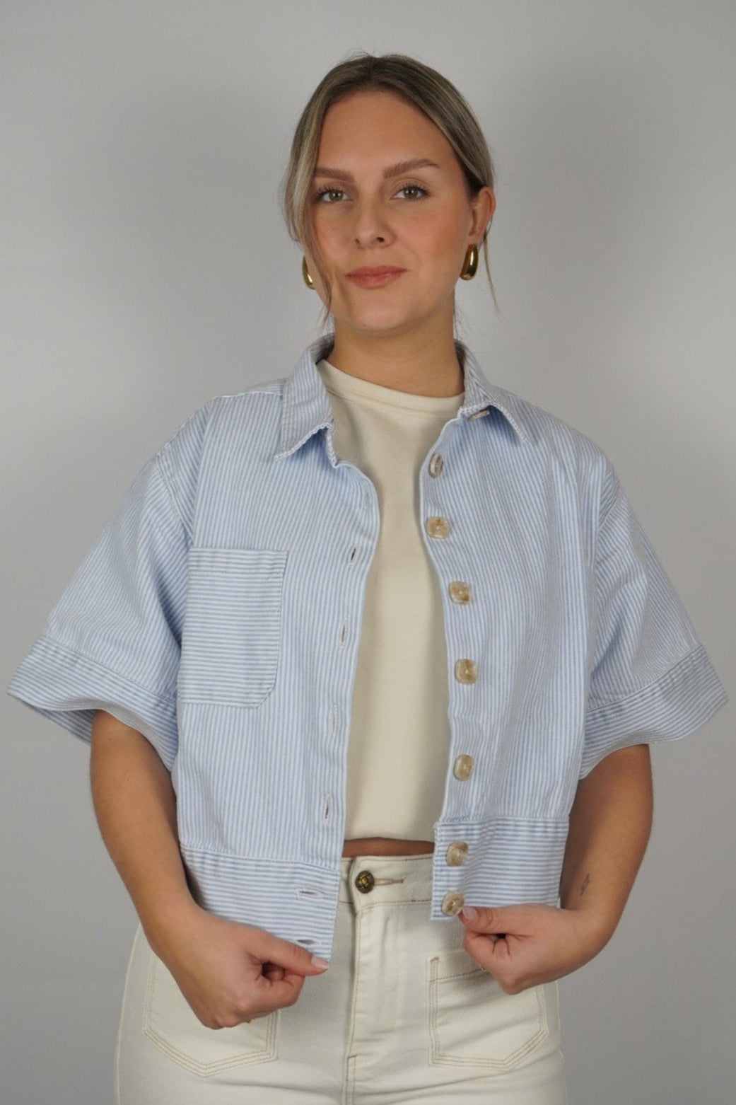 Oversized Ivar vest - Blue