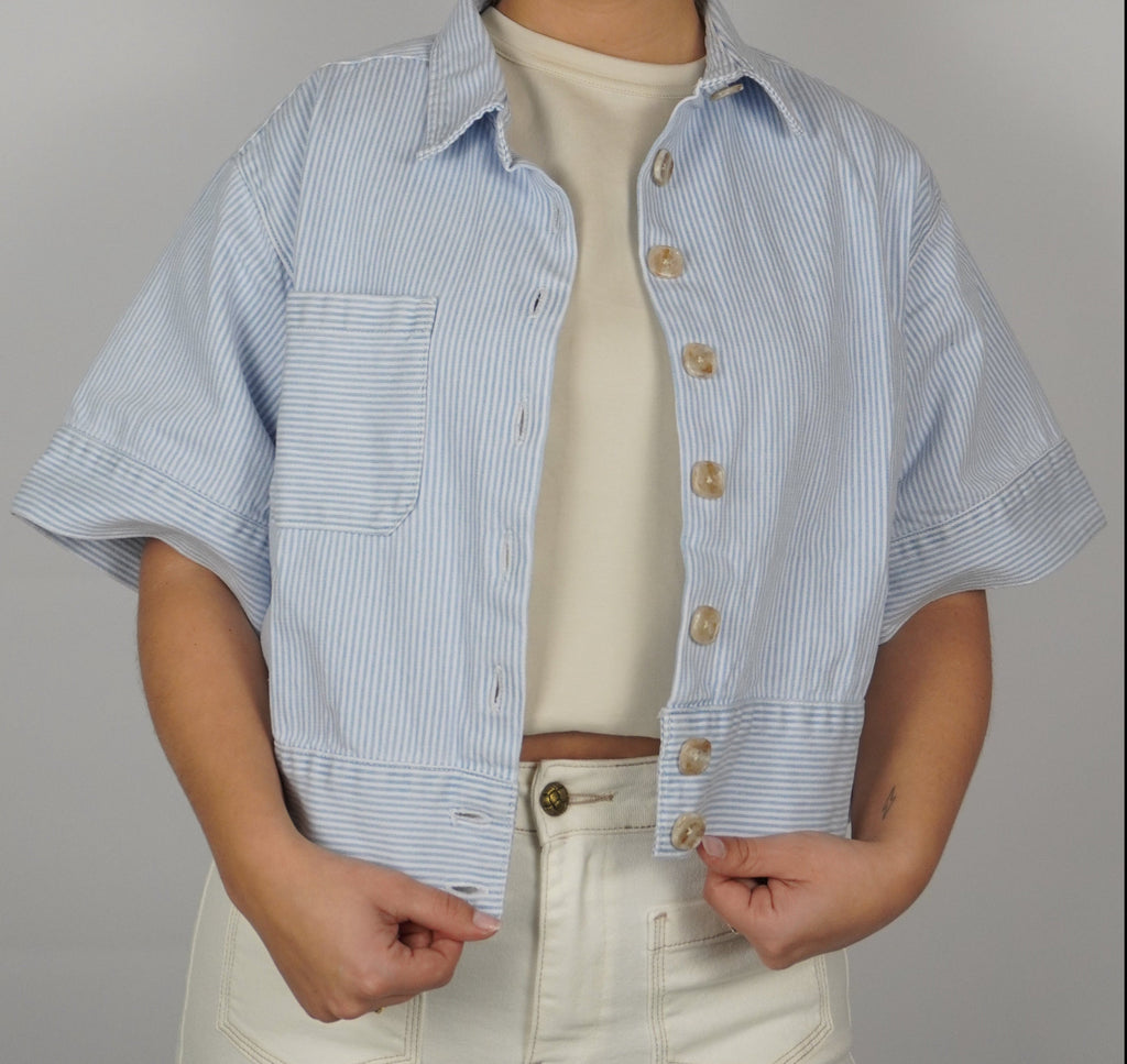 Oversized Ivar vest - Blue
