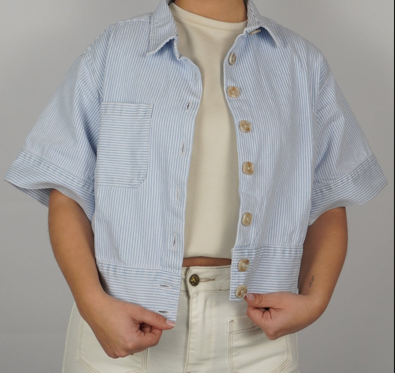 Oversized Ivar vest - Blue