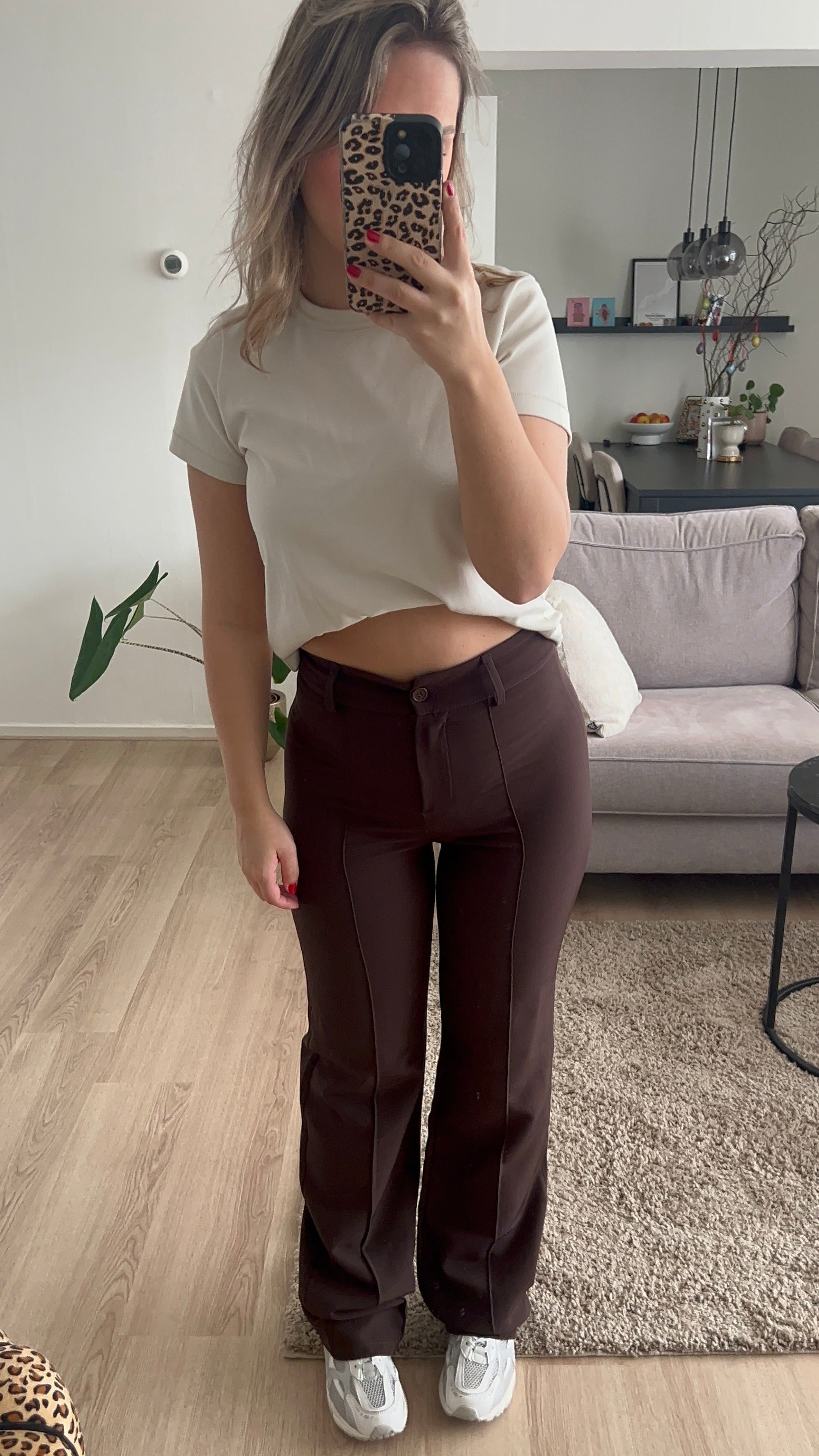 Lizzy pantalon - Dark chocolate
