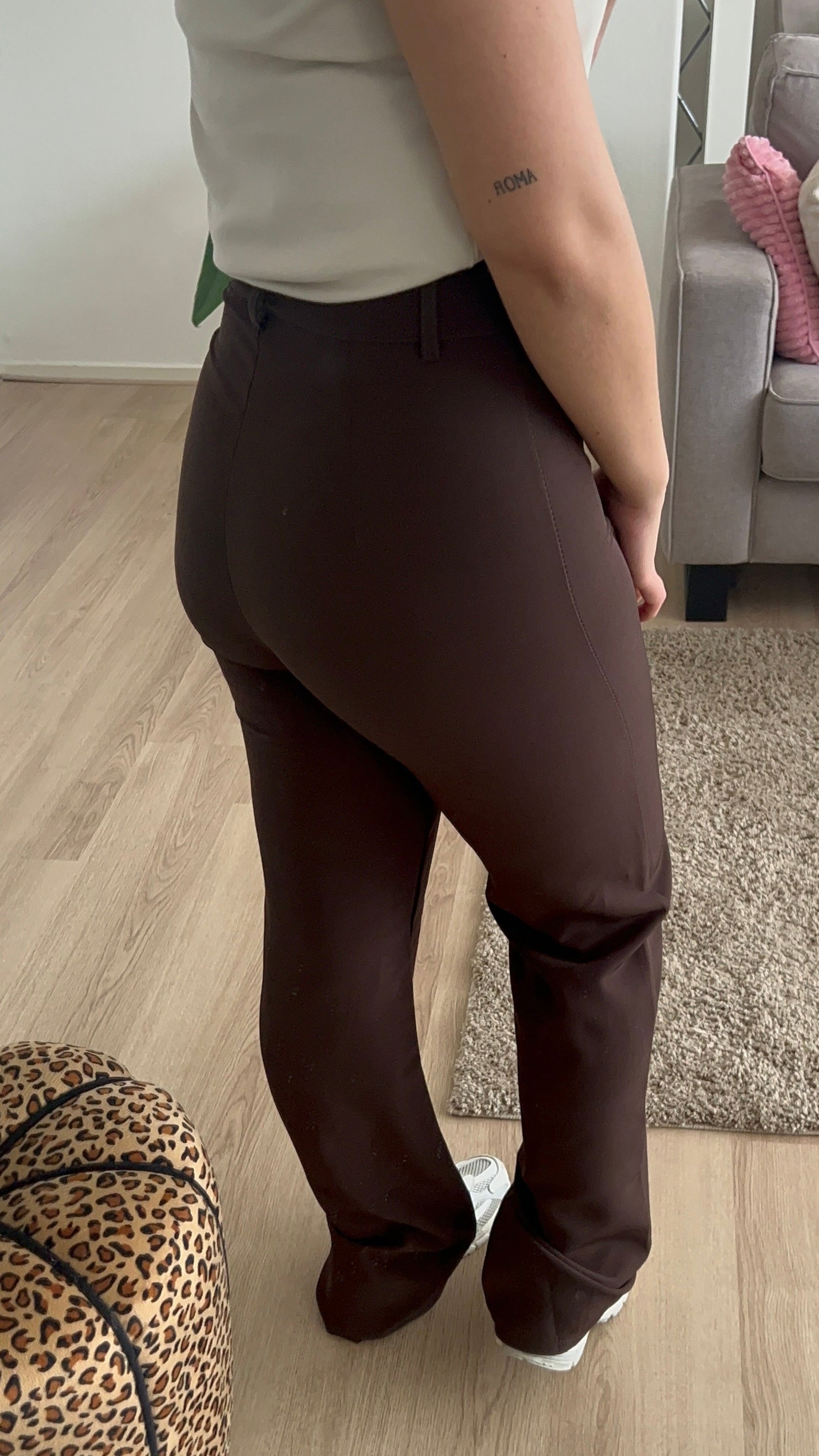 Lizzy pantalon - Dark chocolate