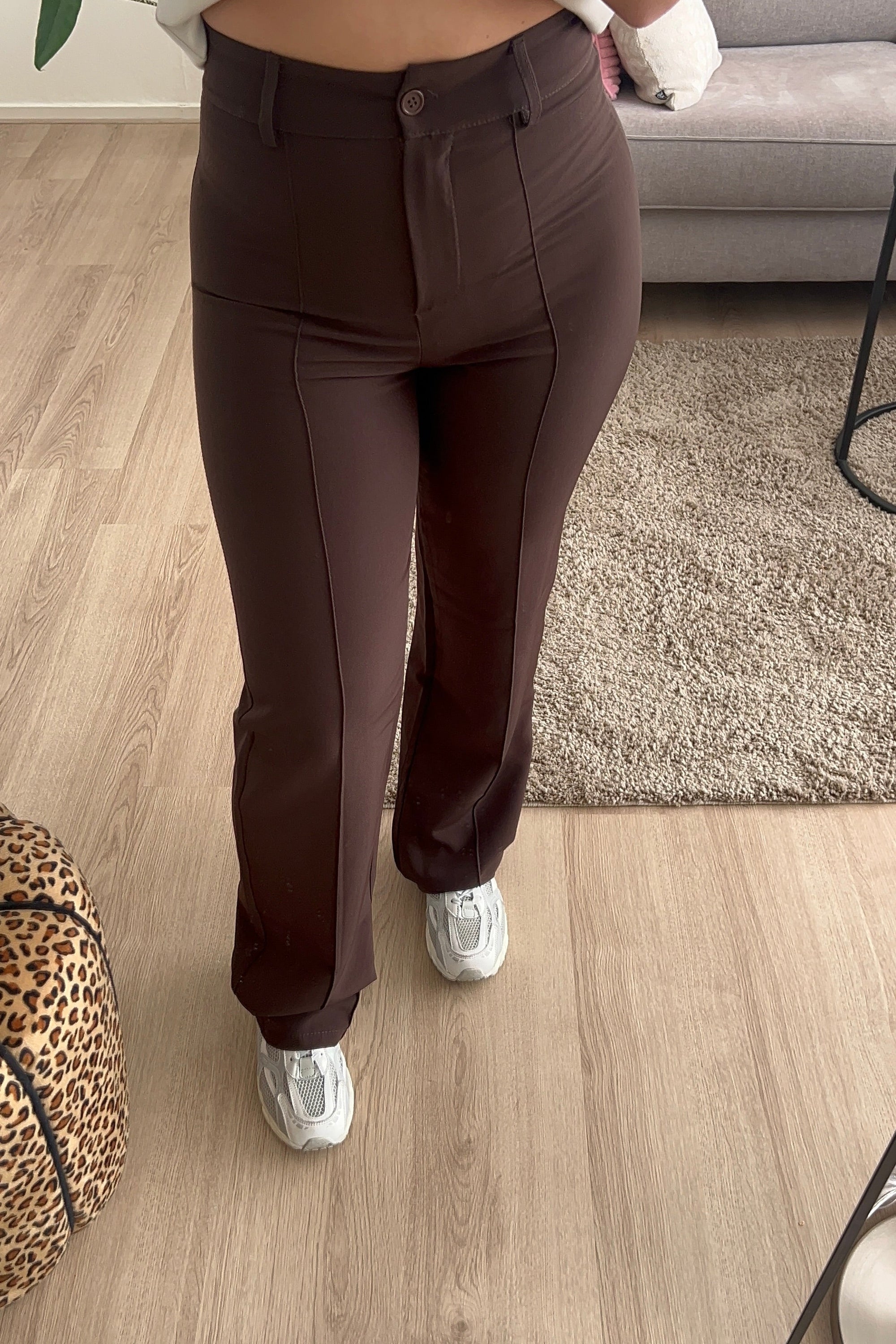 Lizzy pantalon - Dark chocolate